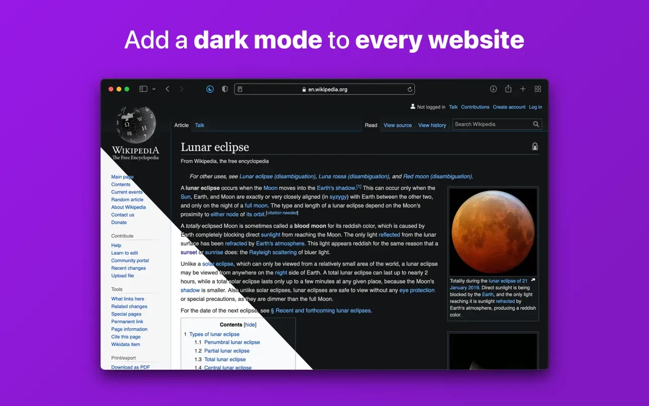 Noir for Mac v2023.2.4 Safari暗模式扩展/添加插件-1