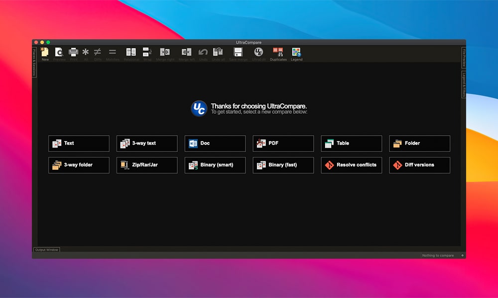 UltraCompare for Mac v23.1.0.23 文件对比合并工具-1
