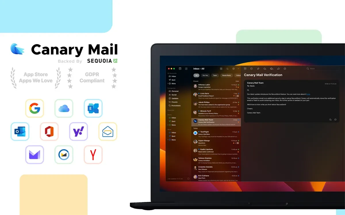 Canary Mail for Mac v4.25 电子邮件客户端-1