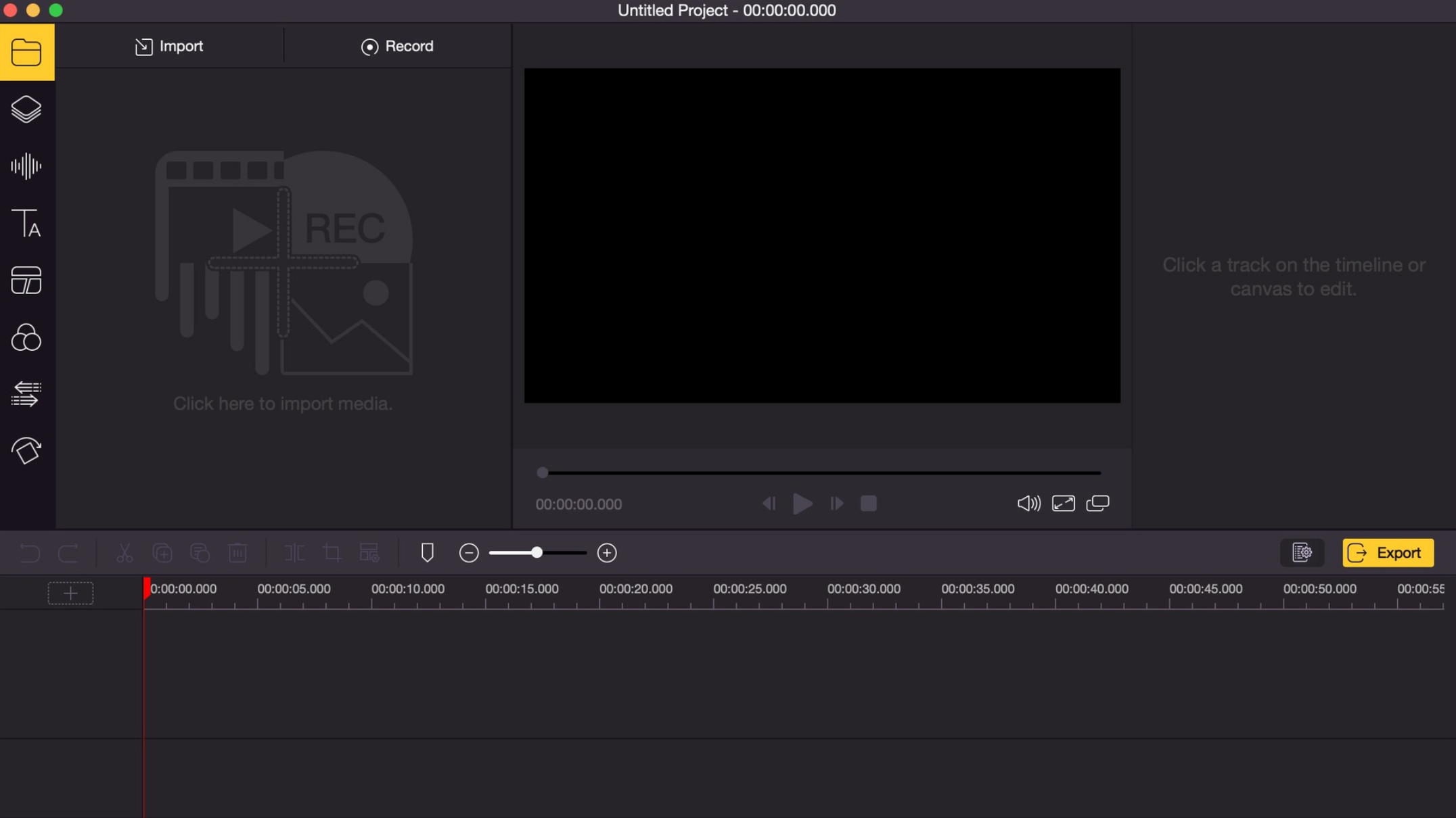 AceMovi Video Editor for Mac v4.21.0 视频编辑软件-1