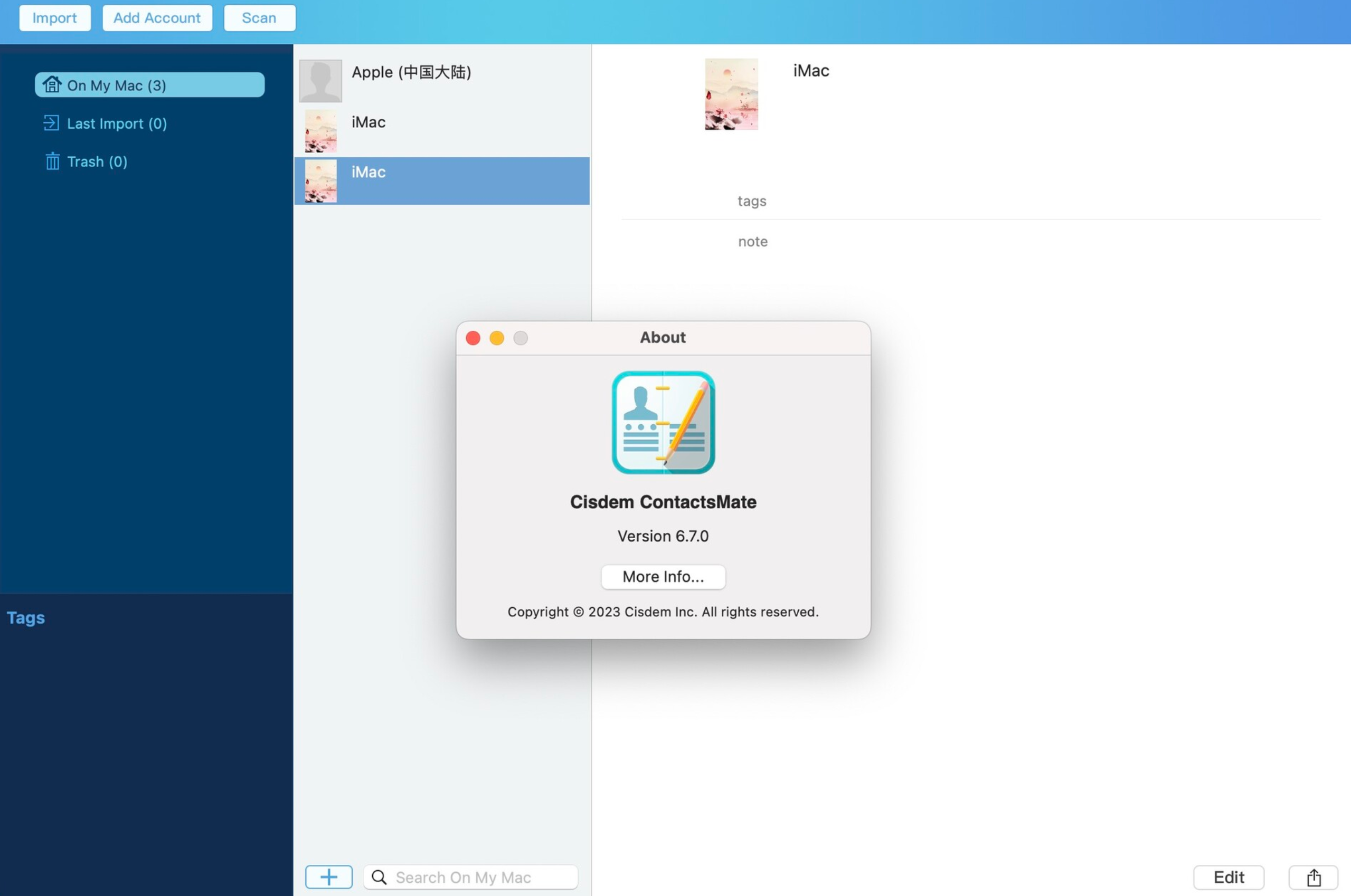 Cisdem ContactsMate for Mac v6.7.0 联系人管理软件-1