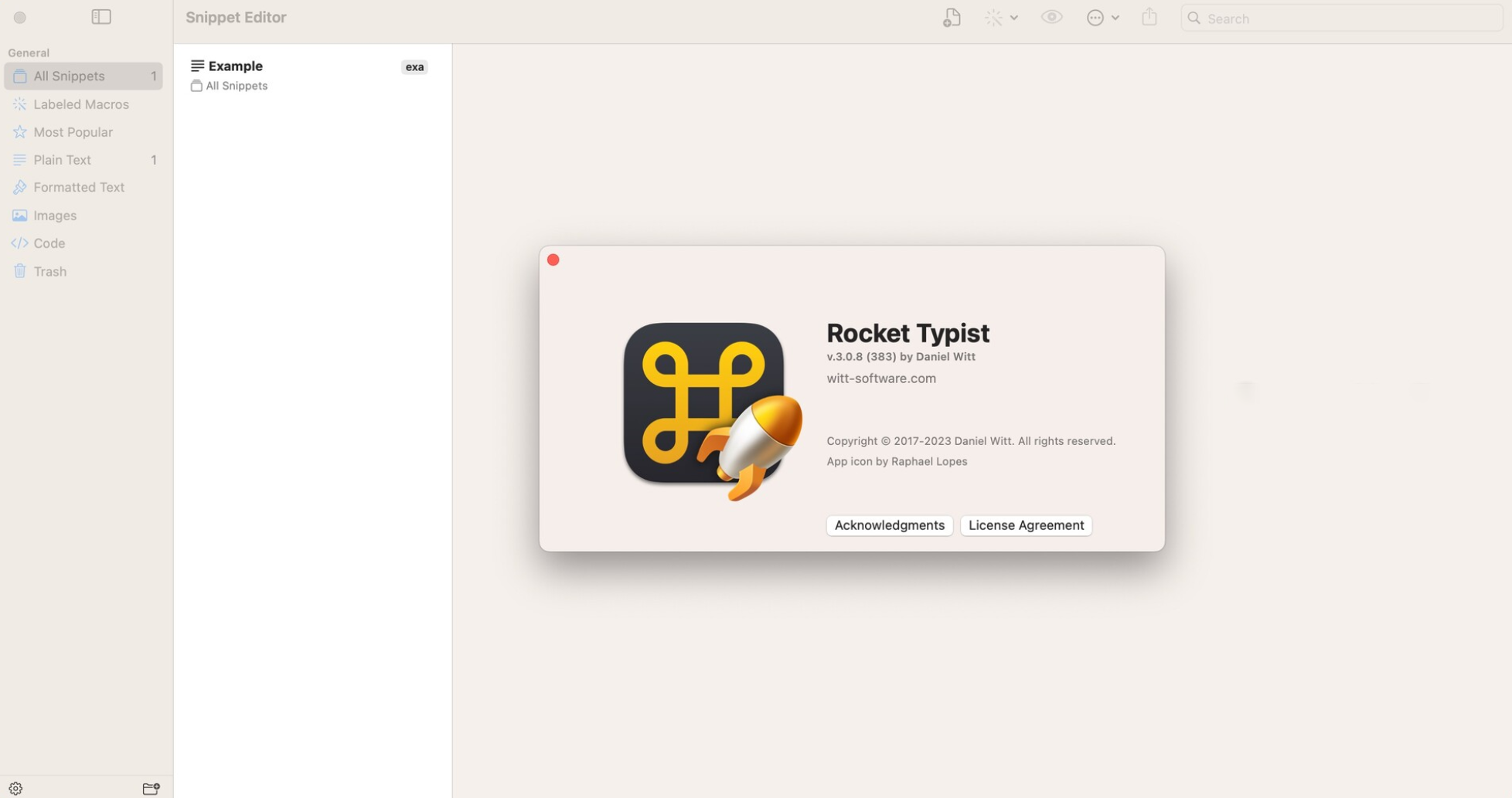 Rocket Typist Pro for Mac v3.0.8 文本快速输入工具-1