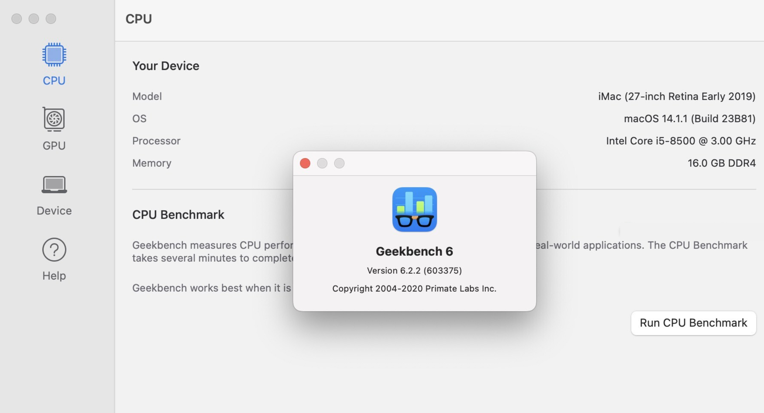 Geekbench 6 for Mac v6.2.2 系统性能检测工具-1