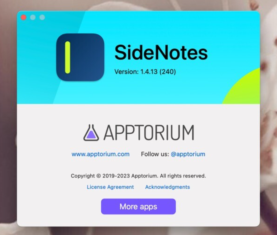 SideNotes for Mac v1.4.13 显示器侧边栏笔记软件-1