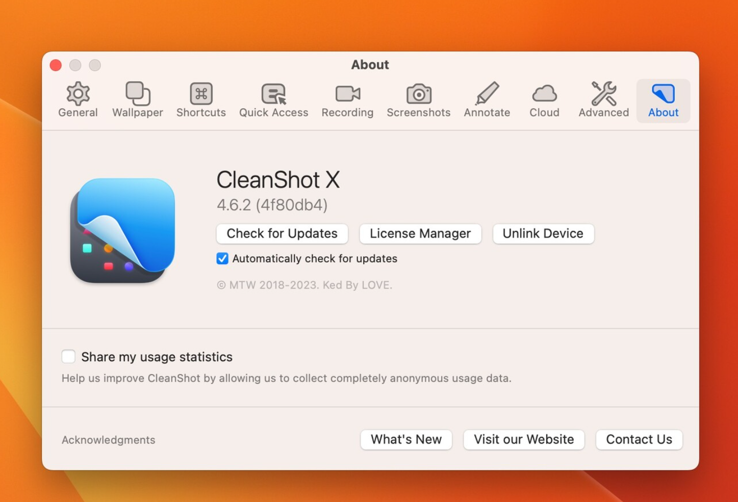 CleanShot X for Mac v4.6.2 录屏截图标注工具-1