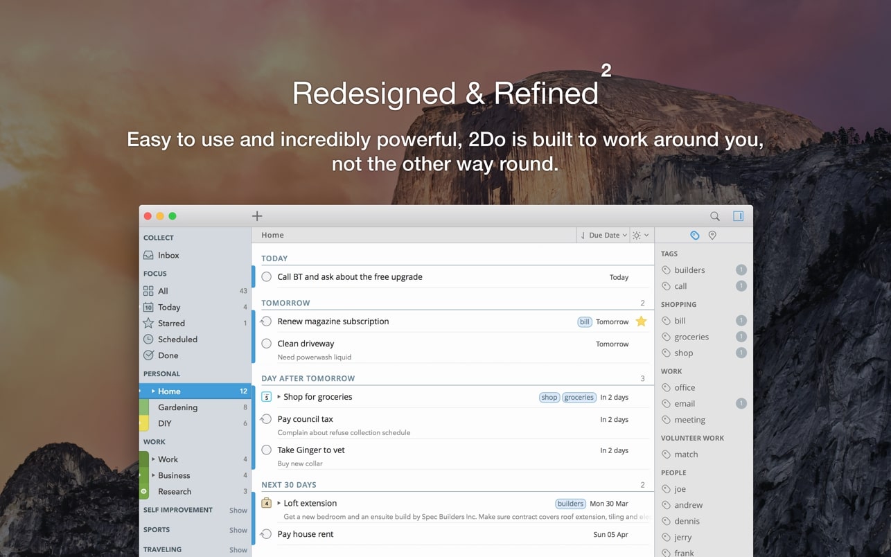 2Do for Mac v2.8.4 任务管理GTD工具-1