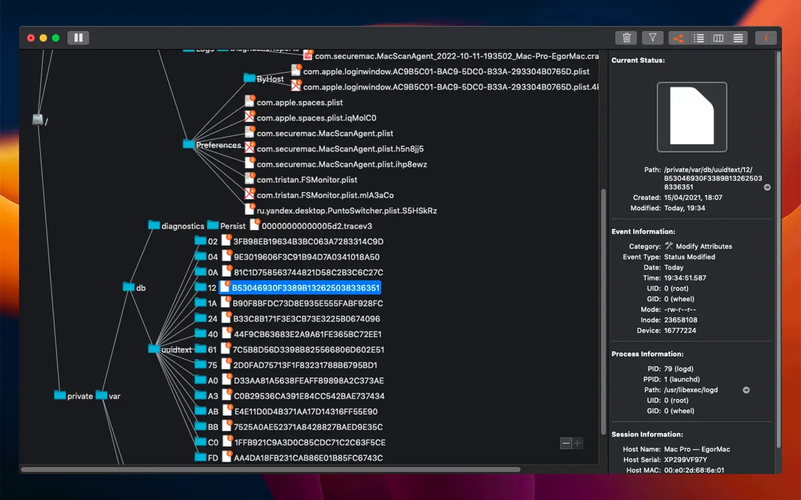 FSMonitor for Mac v1.2 (137) 文件修改监控软件-1