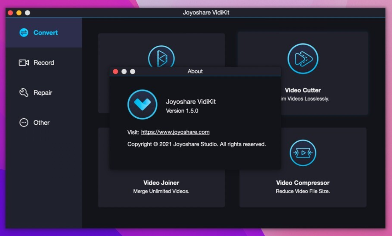 Joyoshare VidiKit for Mac v1.5.0 多功能视频剪辑工具-1