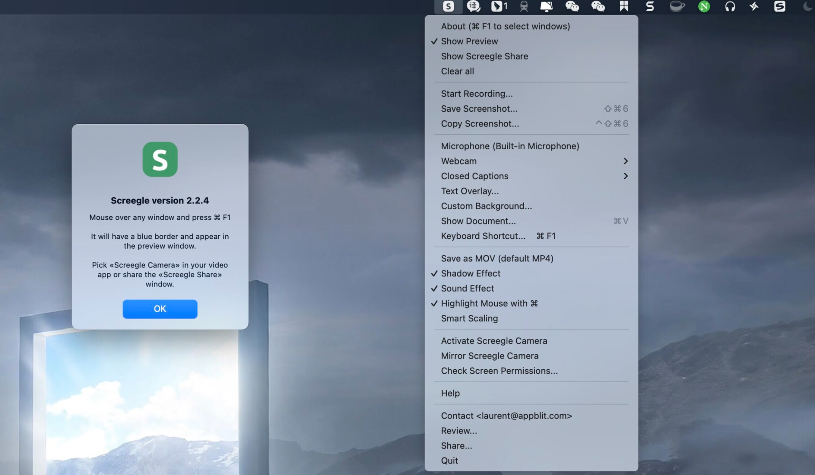 Screegle for Mac v2.2.4 屏幕共享软件-1