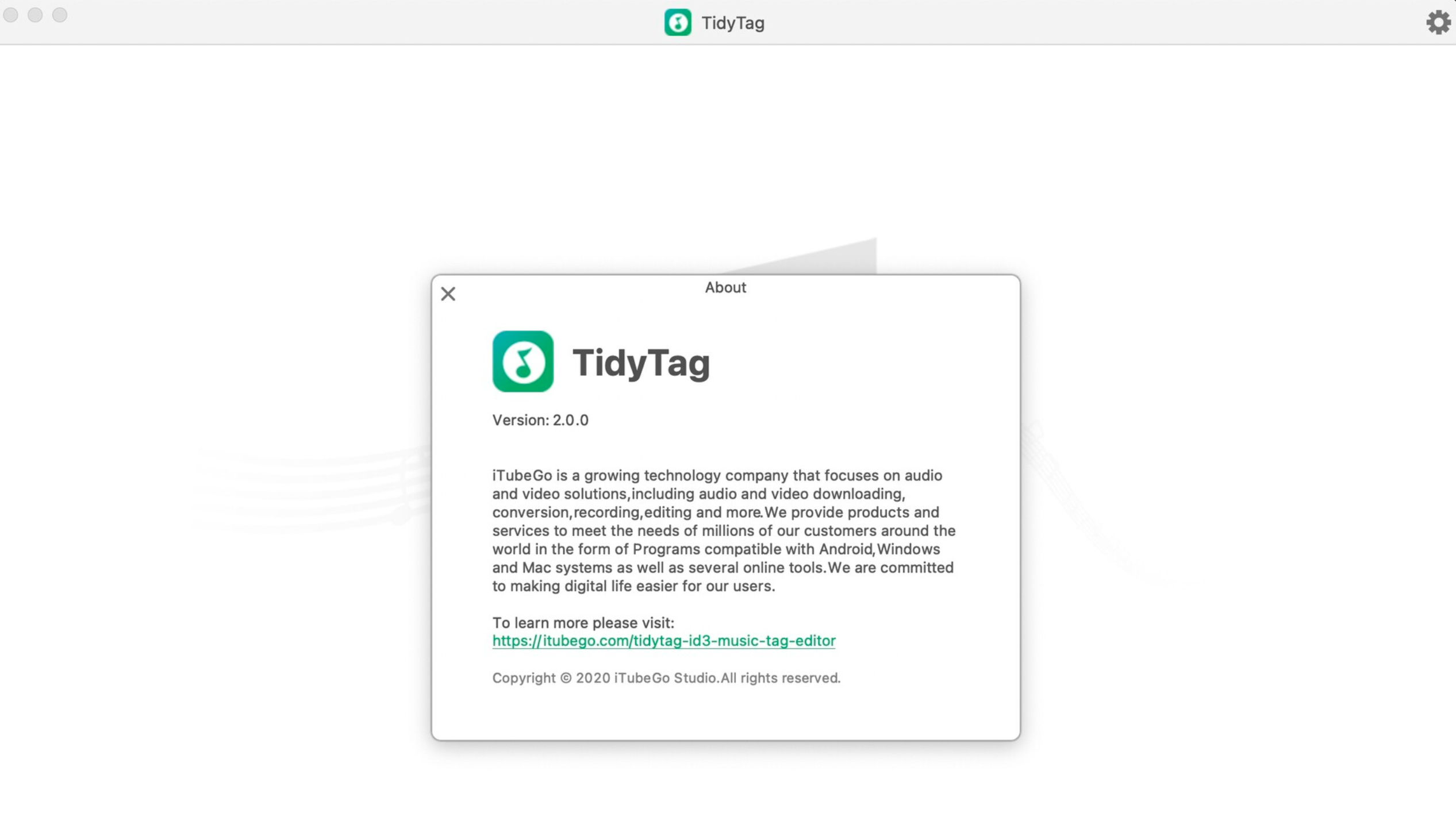 TidyTag Music Tag Editor for Mac v2.0.0 音乐标签编辑器-1