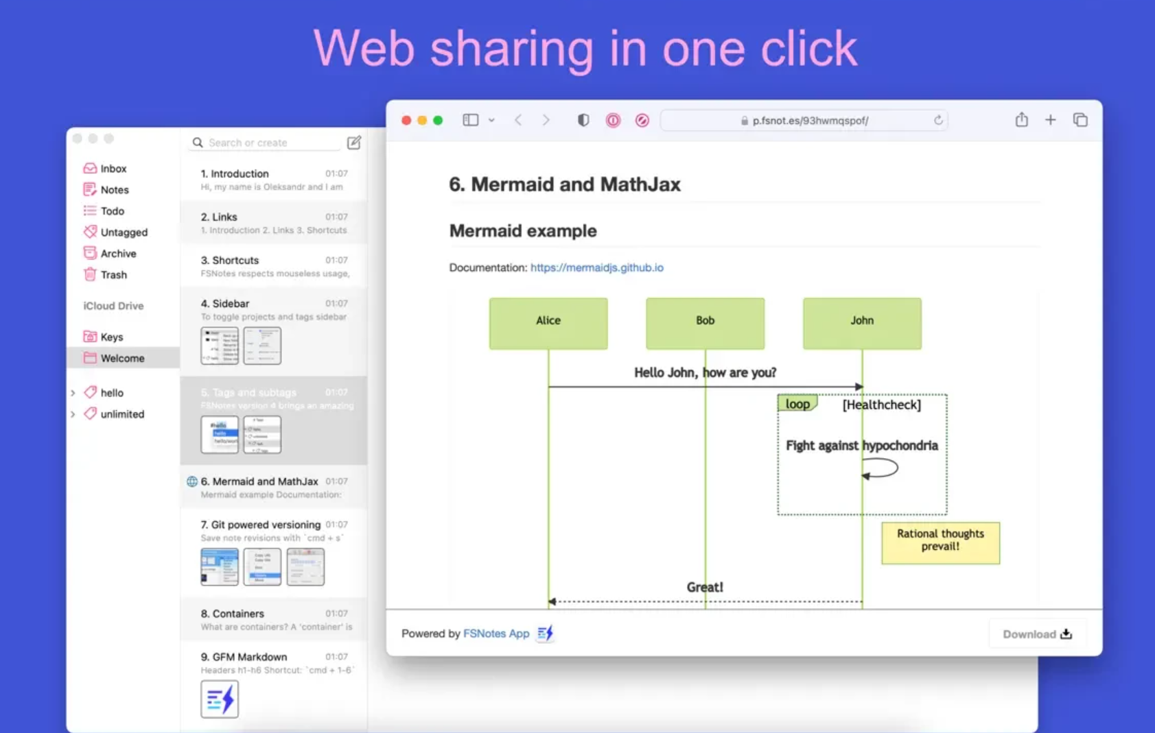 FSNotes for Mac v6.6.6 文本编辑工具-1