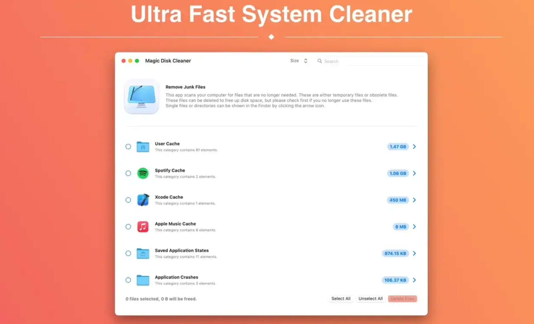 Magic Disk Cleaner for Mac v2.6.0 磁盘垃圾清理工具-1