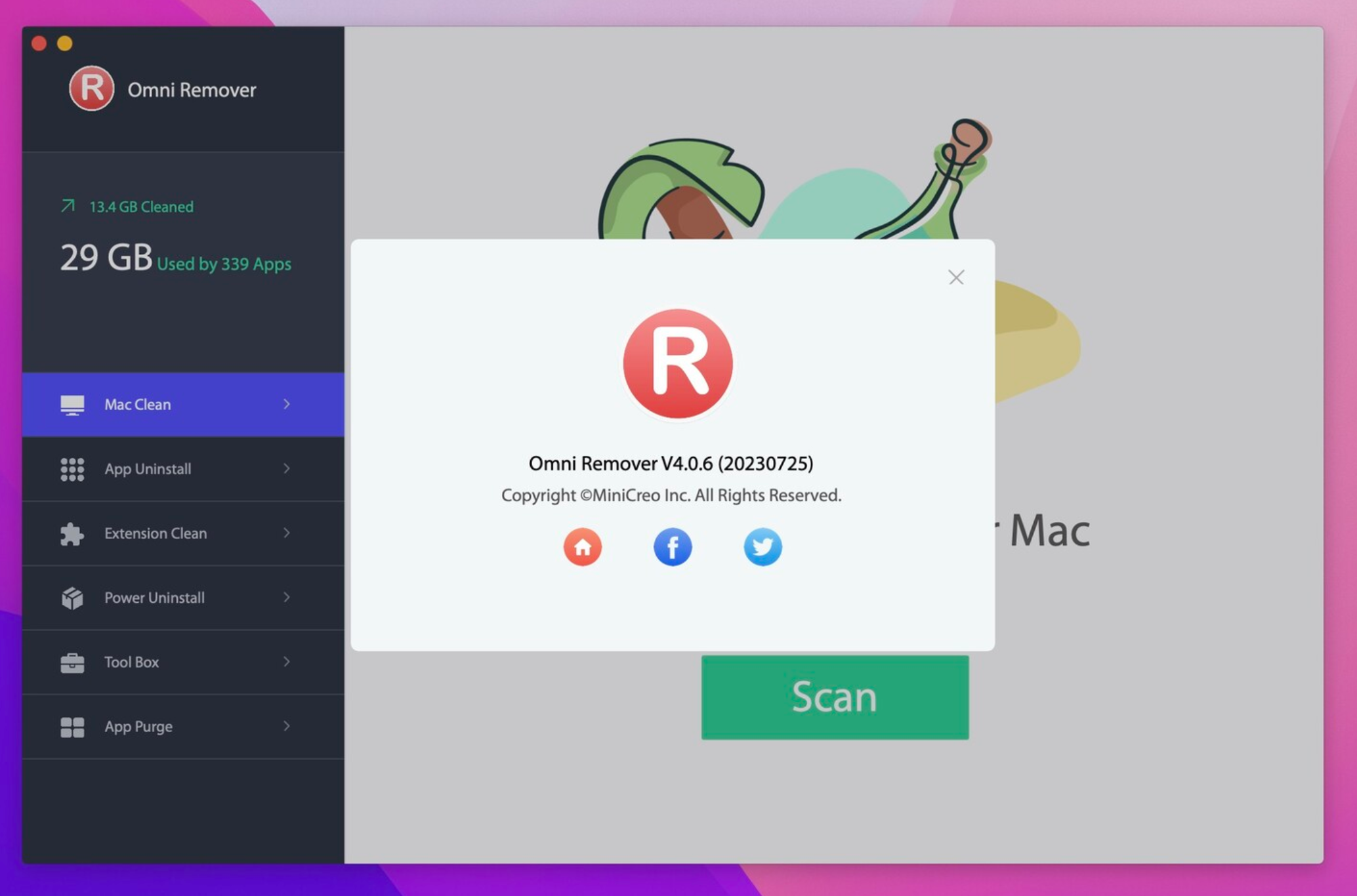 Omni Remover for Mac v4.0.6 系统清理工具-1