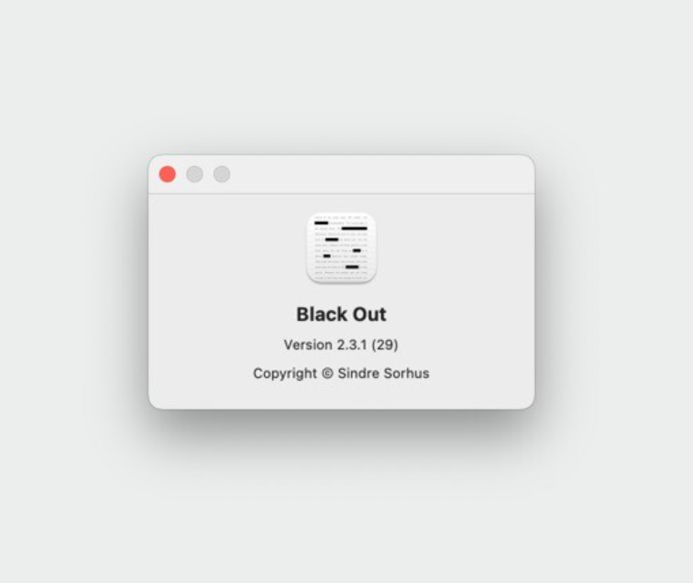 Black Out for Mac v2.3.1 专业好用的图像模糊工具-1