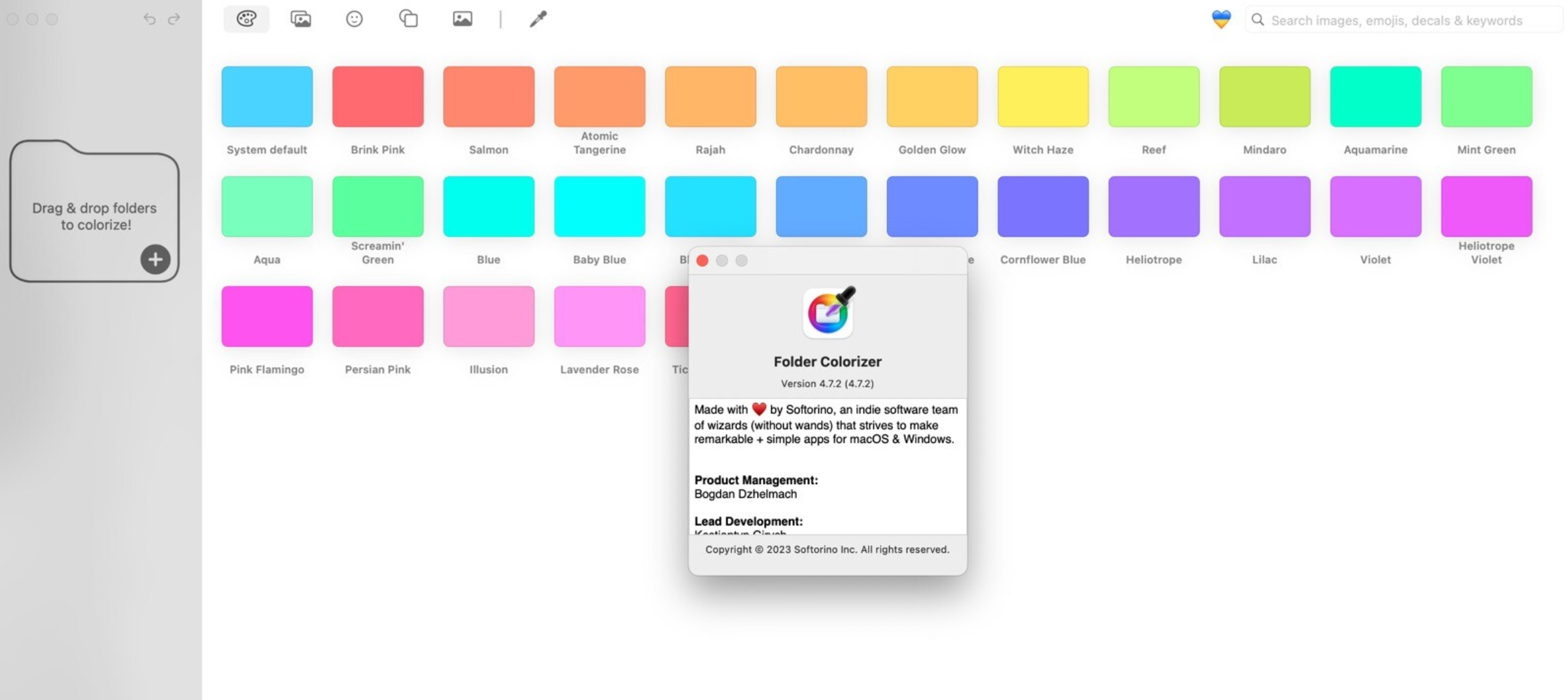 Folder Colorizer for Mac v4.7.2 文件夹着色器-1