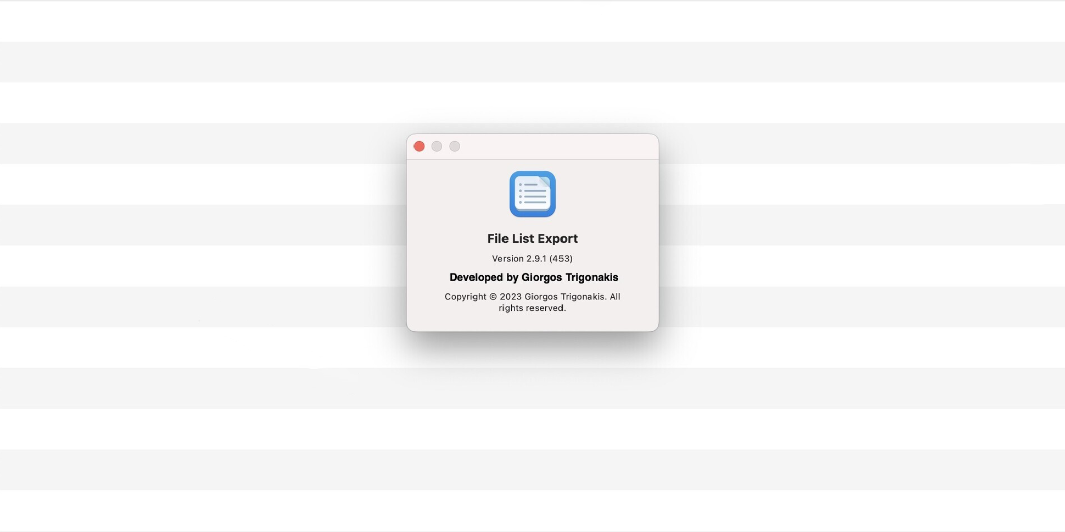 File List Export for Mac v2.9.1 文件列表导出工具-1