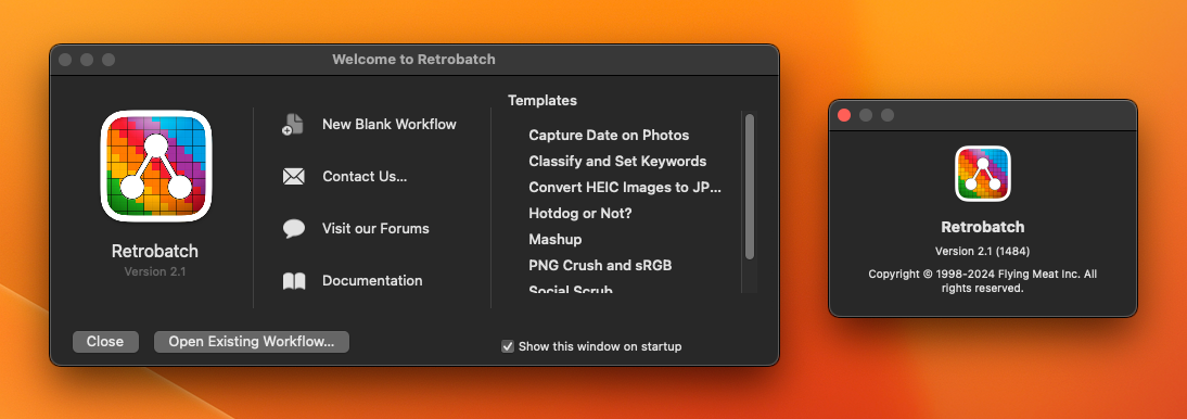 Retrobatch for Mac v2.1 图像批量处理软件-1