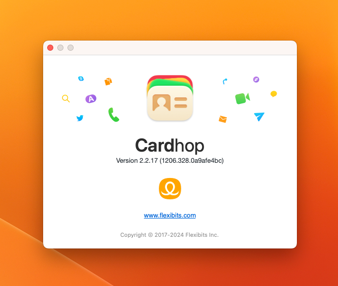 Cardhop for Mac v2.2.17 通讯录管理工具-1