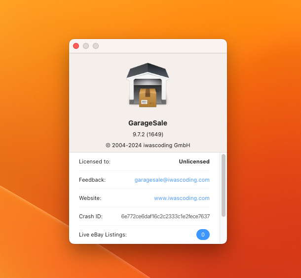 GarageSale for Mac v9.7.2 eBay在线拍卖客户端-1