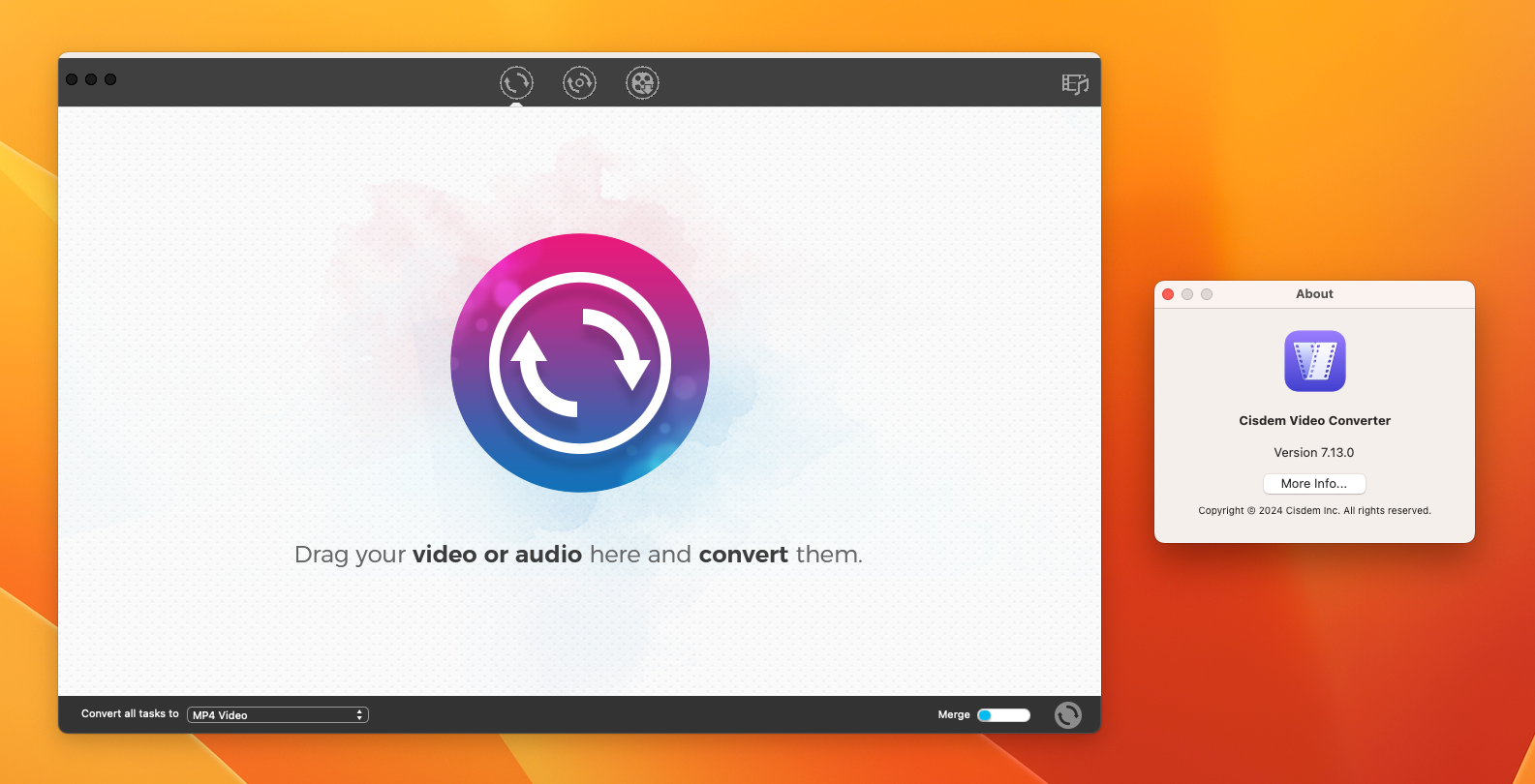 Cisdem Video Converter for Mac v7.13.0 视频转换工具-1