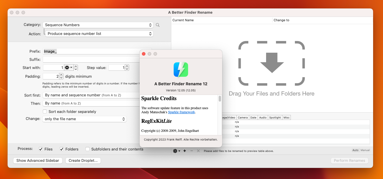 A Better Finder Rename for Mac v12.05 批量重命名软件-1