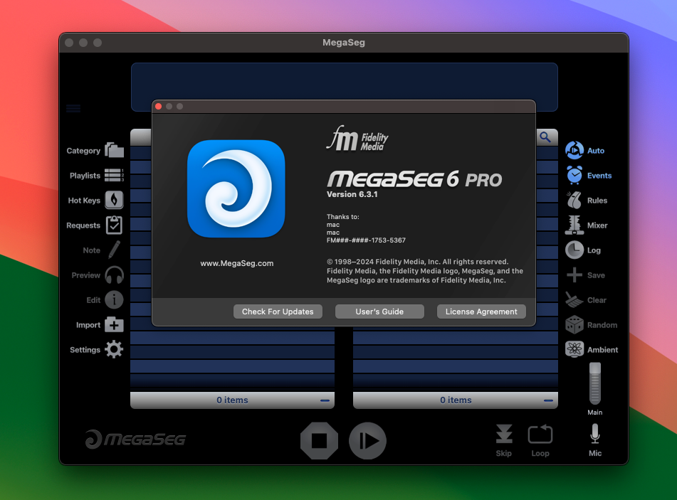 MegaSeg Pro for Mac v6.3.1 音视频DJ混音工具-1