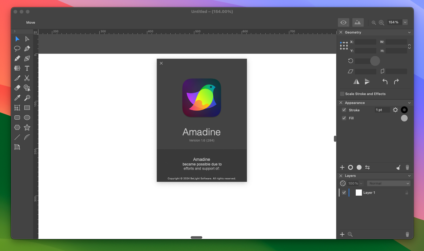 Amadine for Mac v1.6.0 专业矢量绘图软件-1