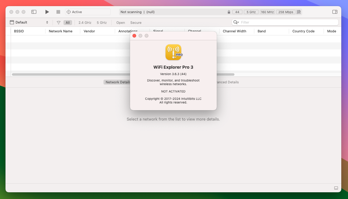 WiFi Explorer Pro 3 for Mac v3.6.3 wifi扫描和管理工具-1