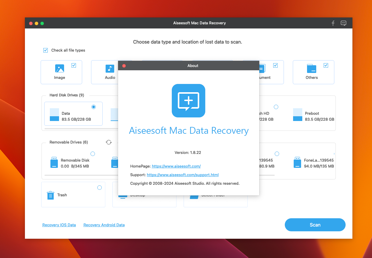 Aiseesoft Data Recovery for Mac v1.8.22 专业数据恢复软件-1