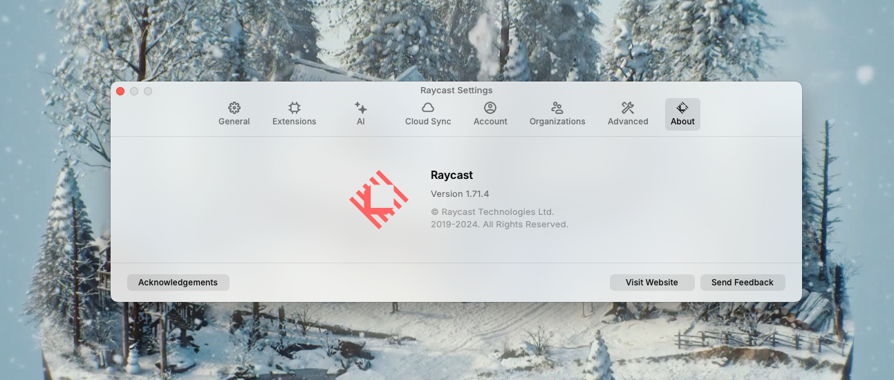 Raycast Pro for Mac v1.71.4 应用快捷启动器-1