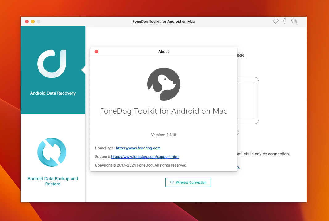 FoneDog Toolkit for Android for Mac v2.1.18 Android数据恢复工具-1