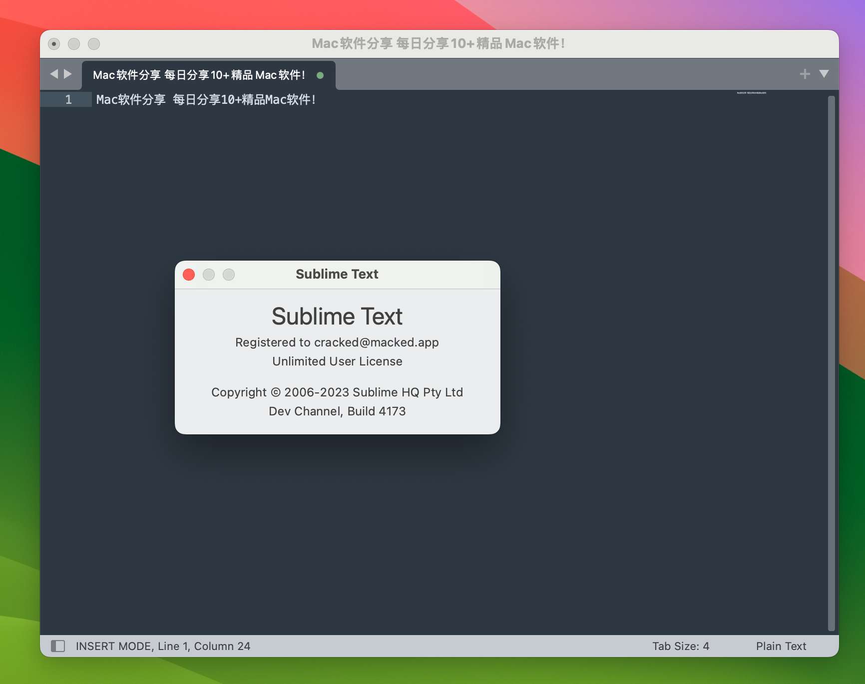 sublime text for Mac v4.0.4173 代码编辑器-1