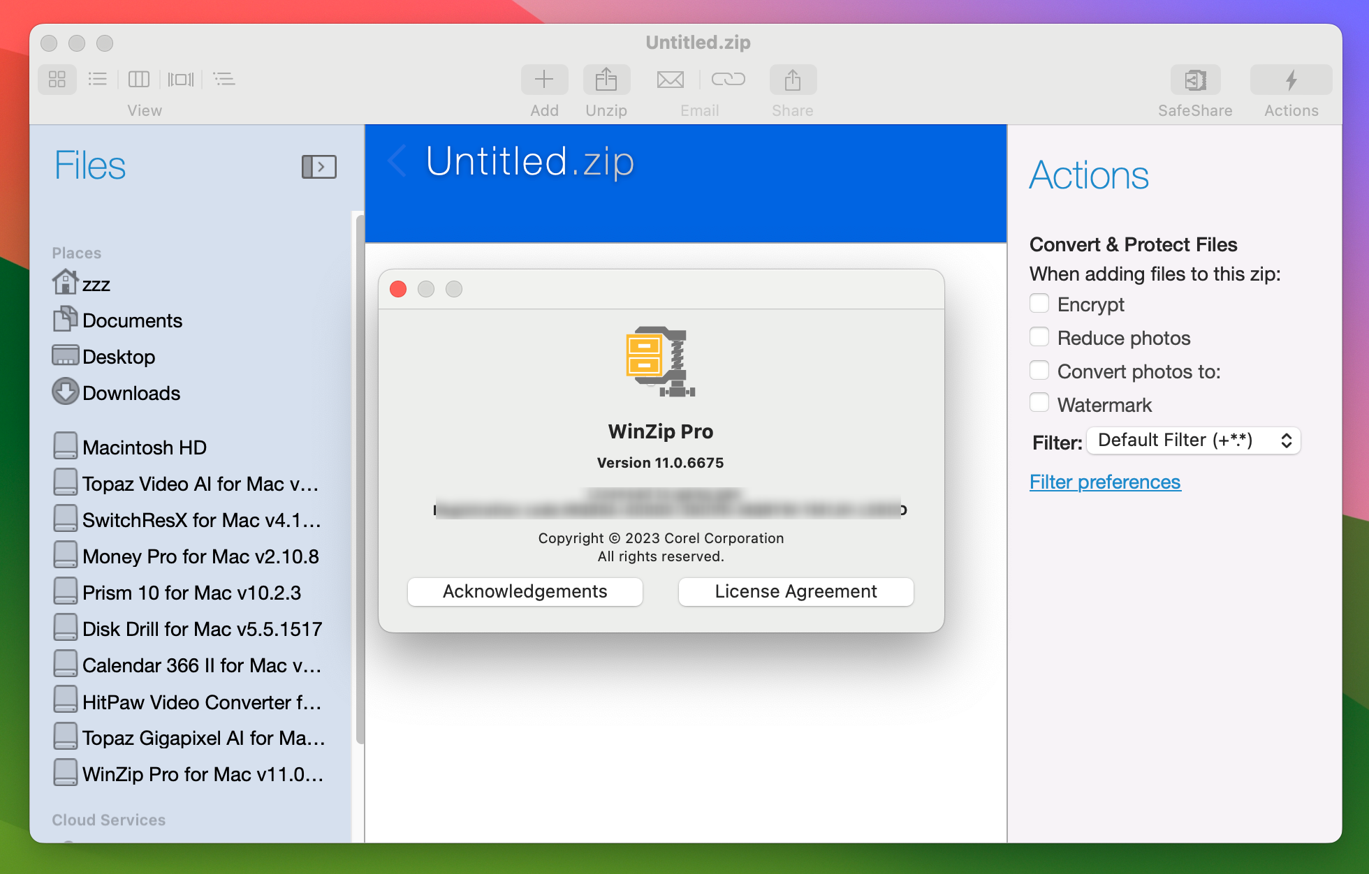 WinZip Mac Pro for Mac v11.0.6675 专业zip压缩解压工具-1