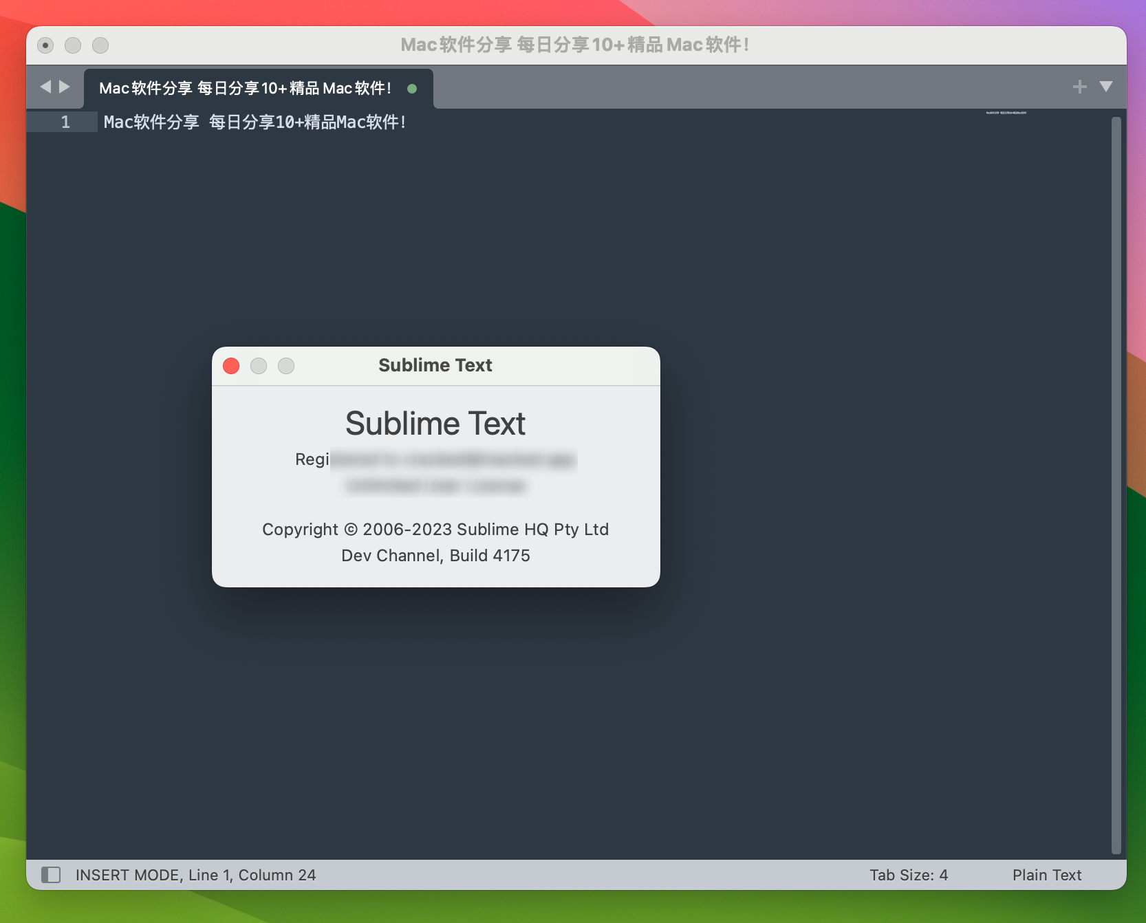 sublime text for Mac v4.0.4175 代码编辑器-1