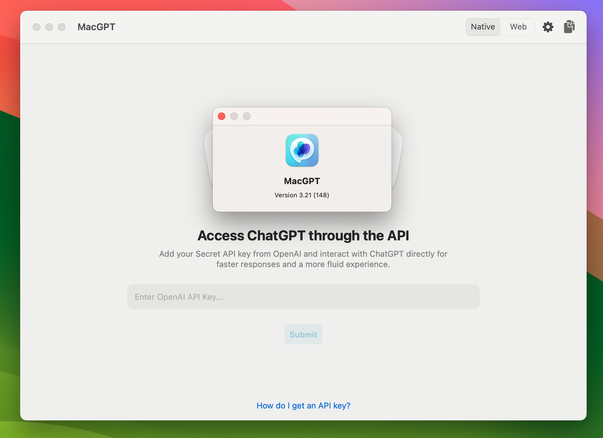 MacGPT for Mac v3.21 ChatGPT应用桌面版-1