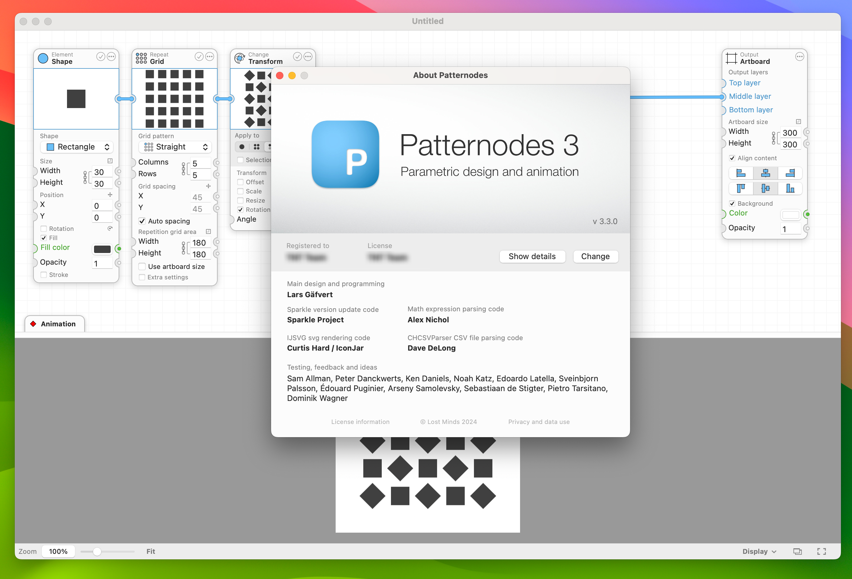 Patternodes for Mac v3.3.0 创建图形矢量模式工具-1