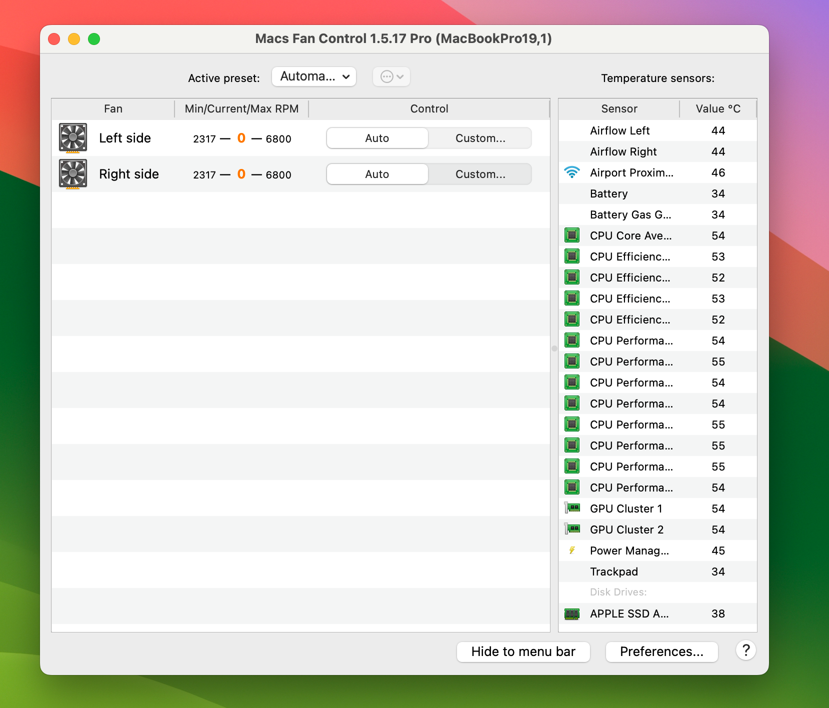 Macs Fan Control Pro for Mac v1.5.17 电脑风扇控制软件-1