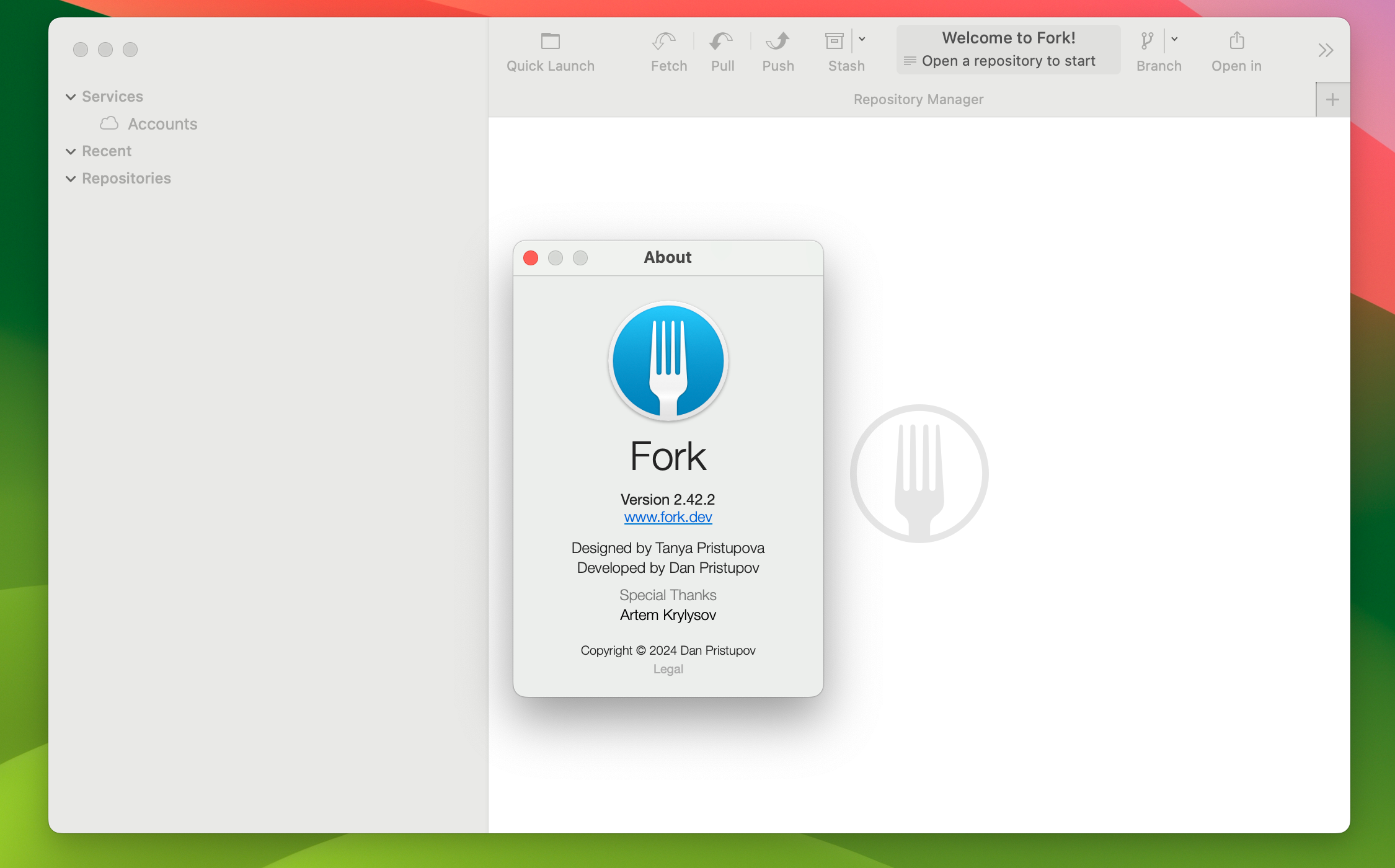 Fork for Mac v2.42.2 Git客户端-1