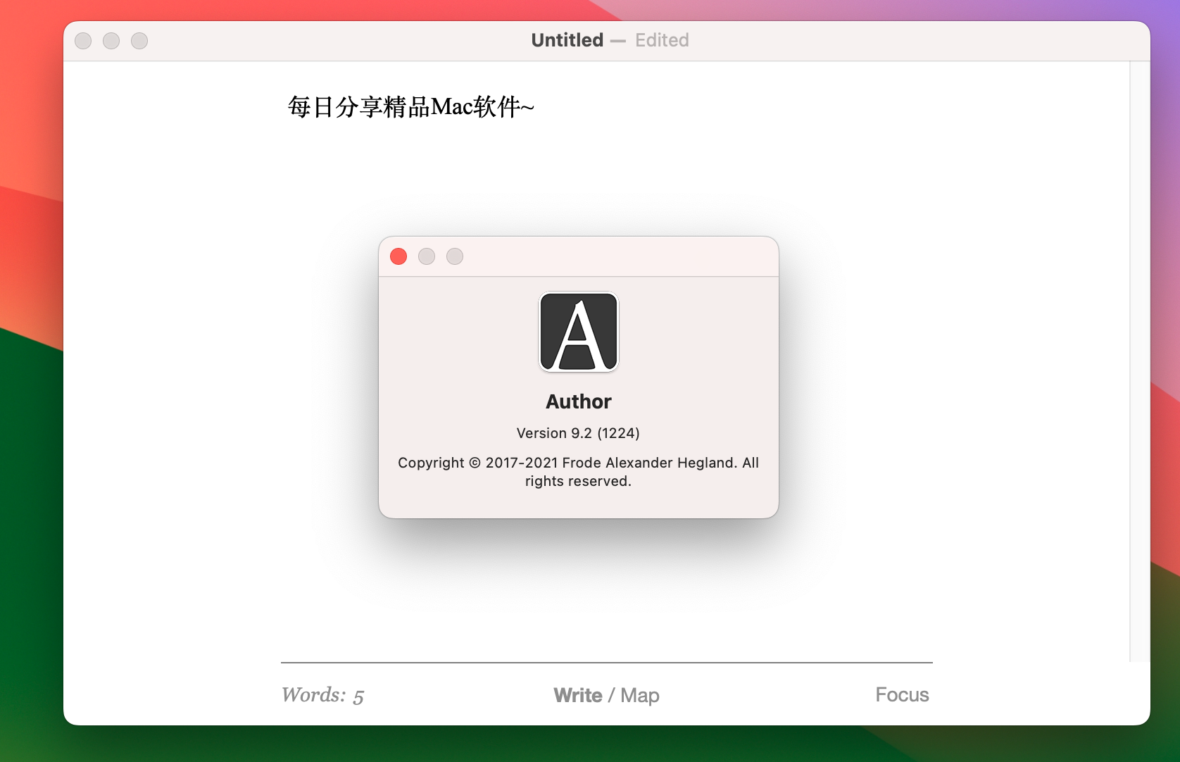 Author for Mac v9.2 Markdown文本编辑器-1