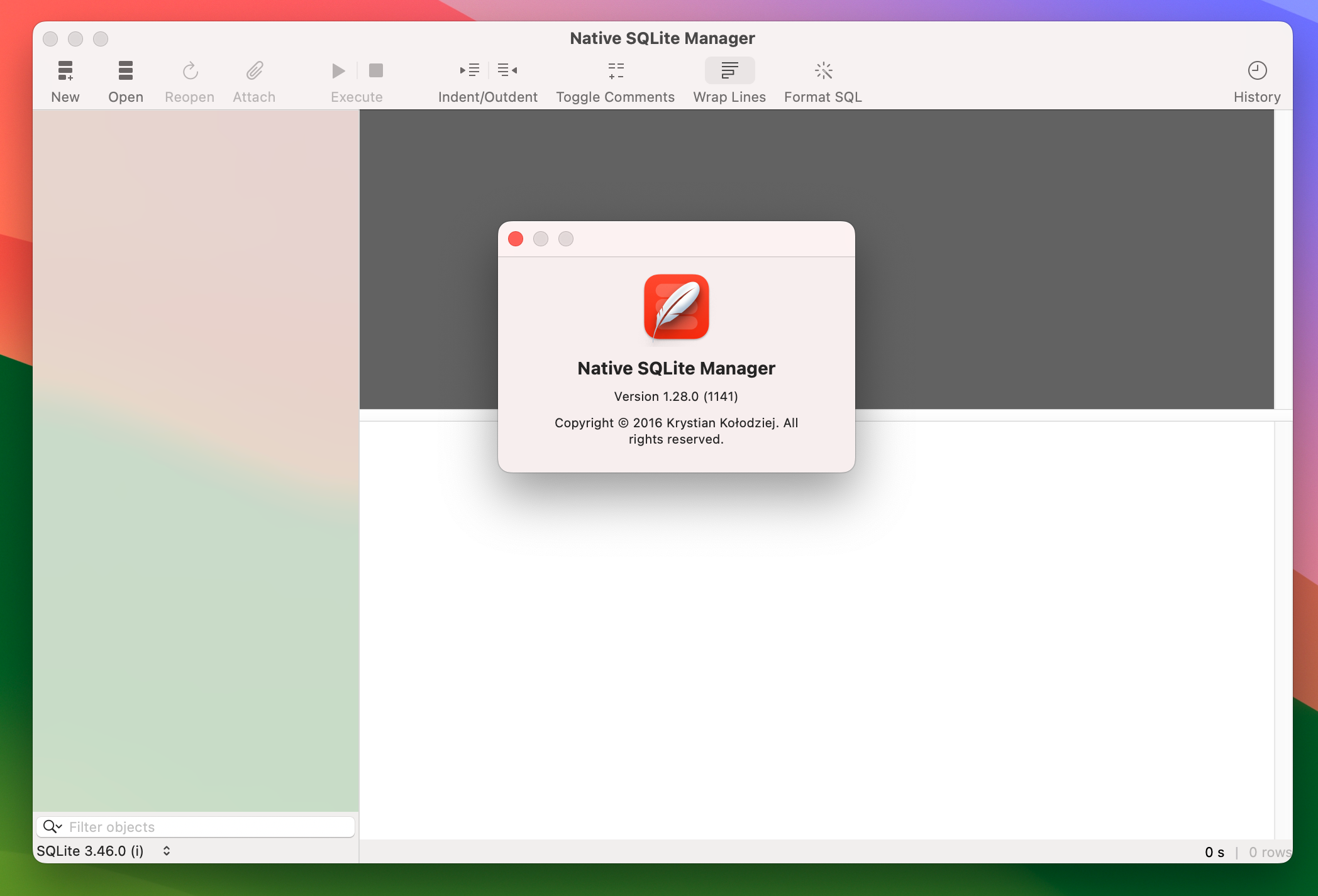 Native SQLite Manager for Mac v1.28.0 极简SQLite数据库管理器-1