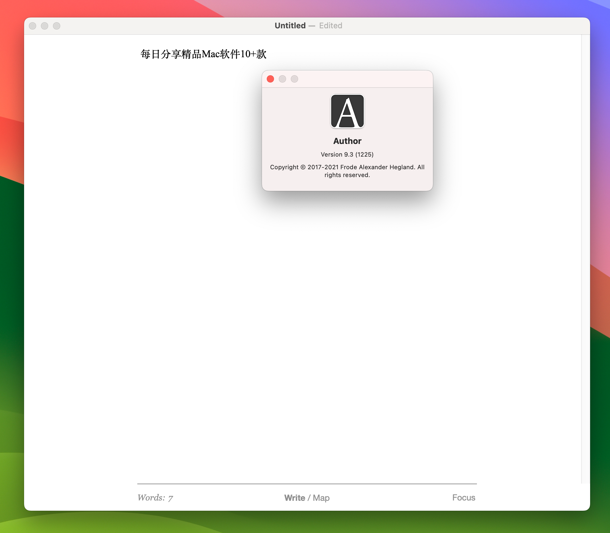 Author for Mac v9.3 Markdown文本编辑器-1