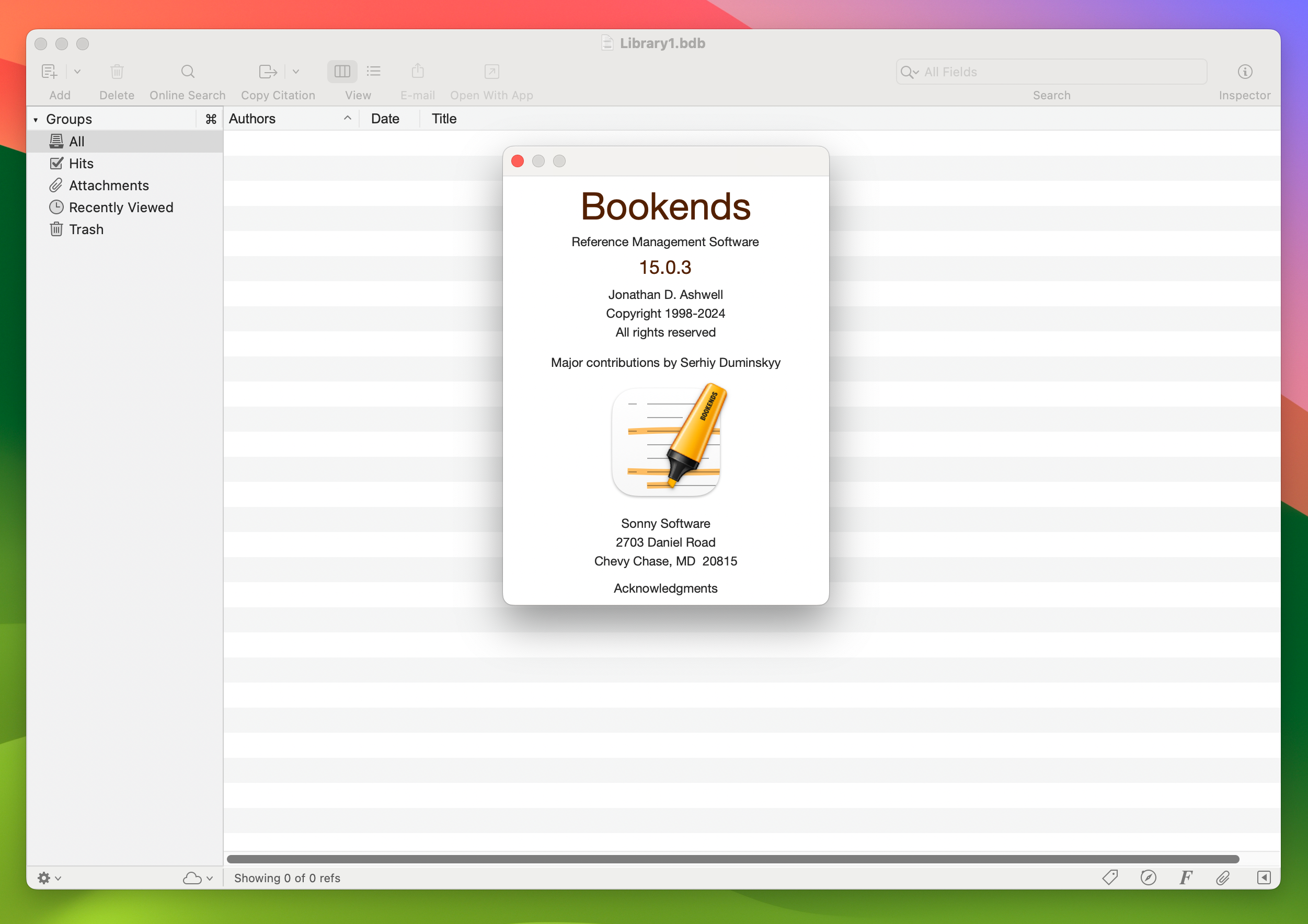 Bookends for Mac v15.0.3 文献书籍下载管理-1