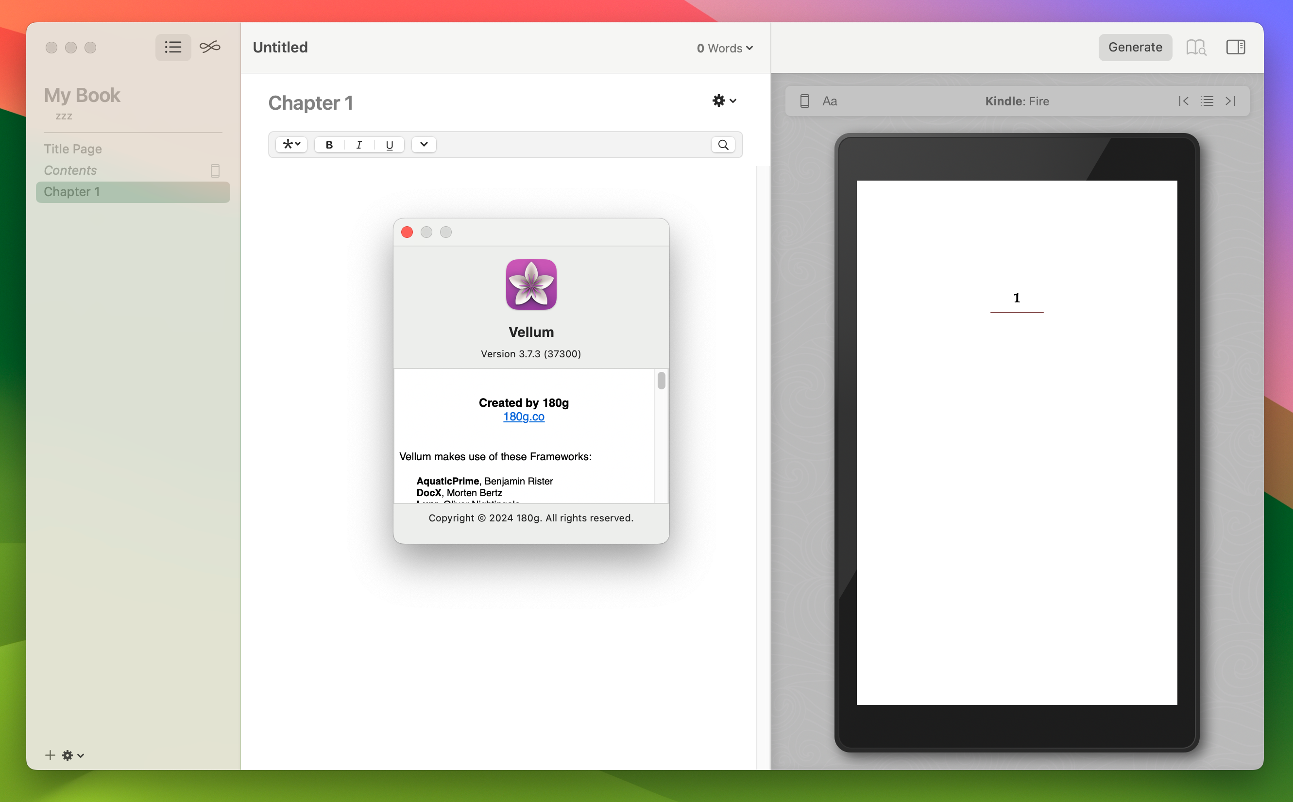 Vellum for Mac v3.7.3 电子书生成工具-1