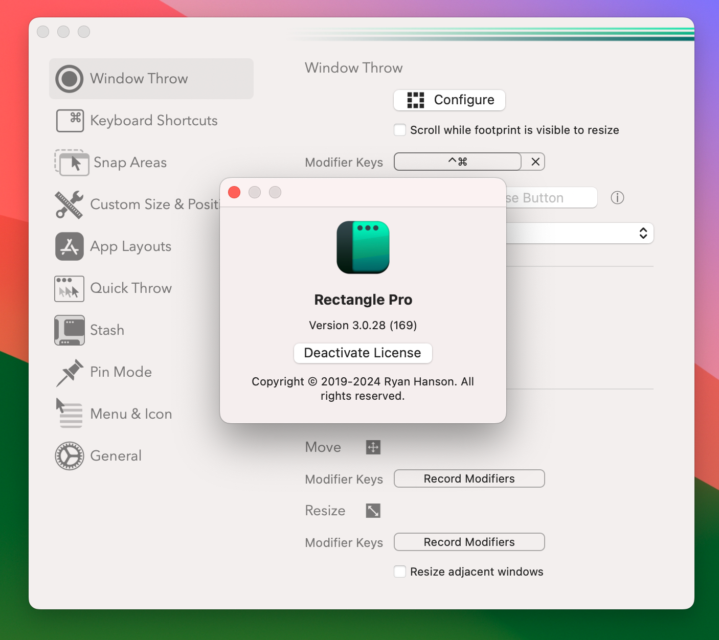 Rectangle Pro for Mac v3.0.28 窗口布局增强工具-1