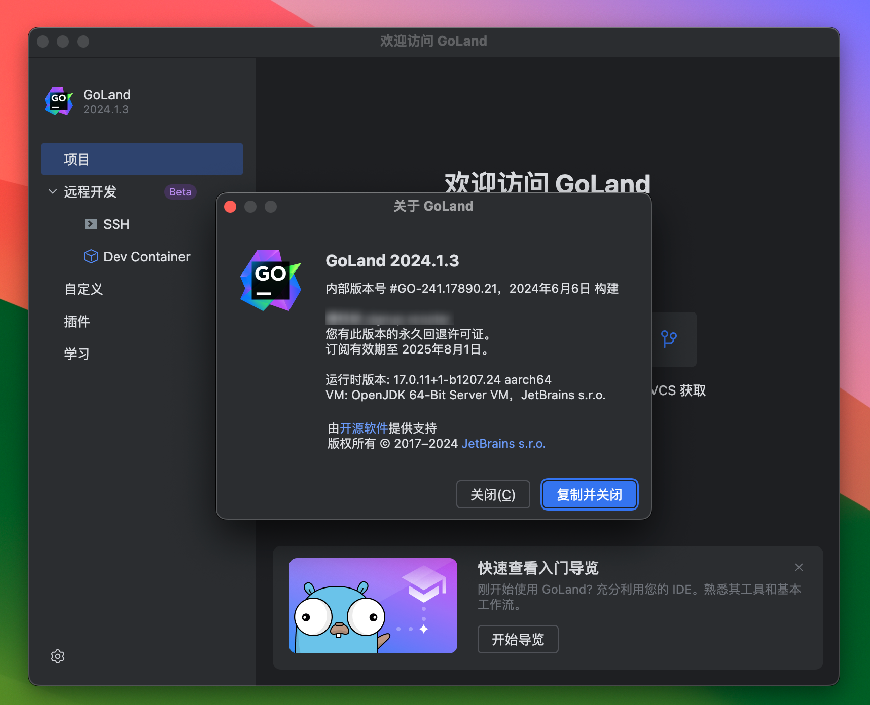 GoLand 2024 for Mac v2024.1.3 GO语言集成开发工具 GL中文激活版-1