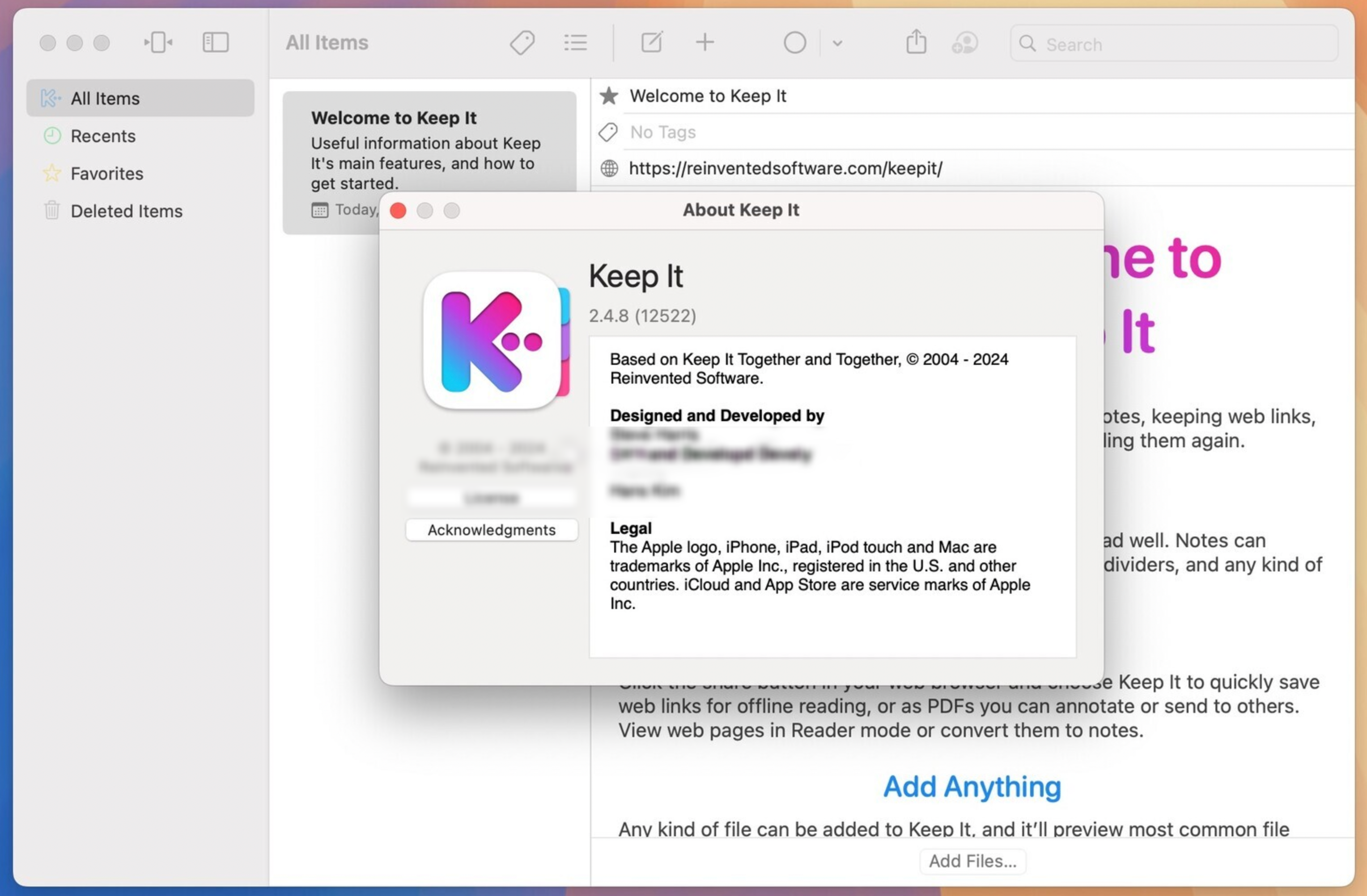 Keep It for Mac v2.4.8 专业笔记工具-1