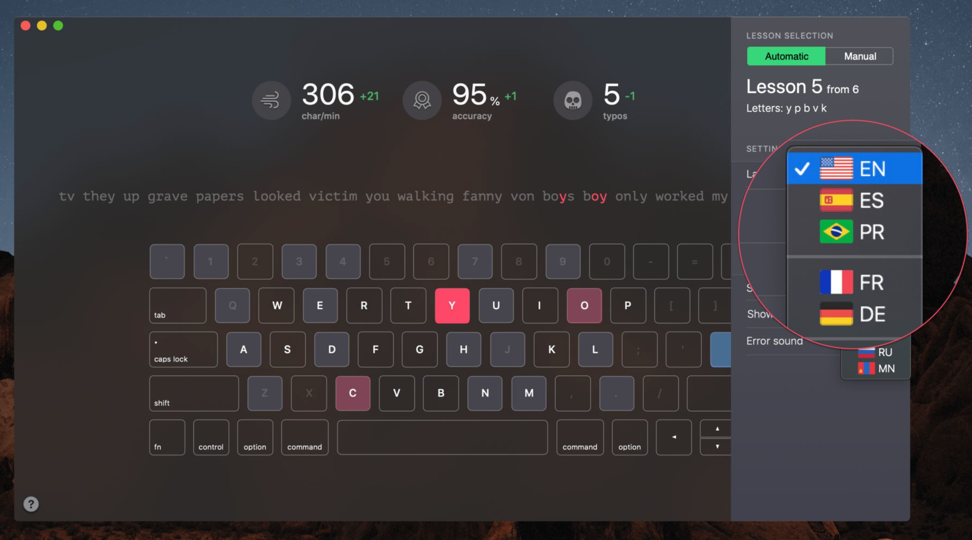 KeyKey for Mac v2.9.12 易于管理的打字辅导工具-1