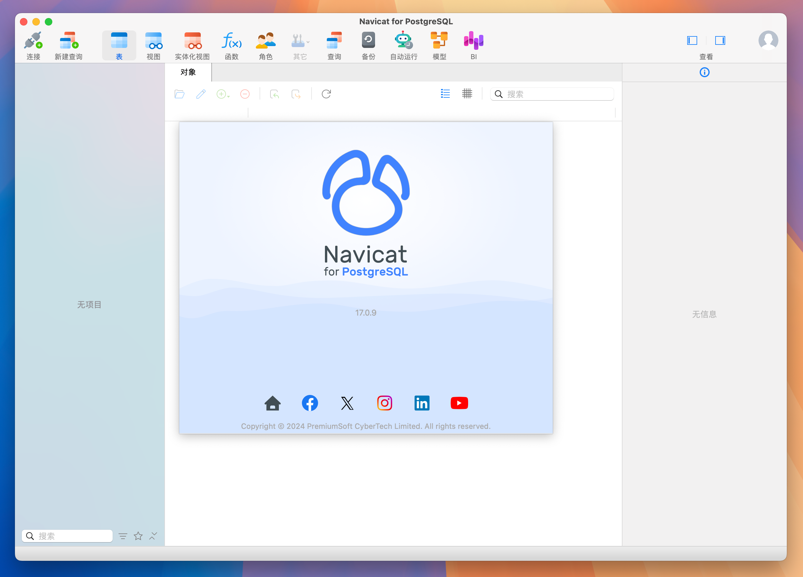 Navicat for PostgreSQL for Mac v17.0.9 数据库管理系统软件-1