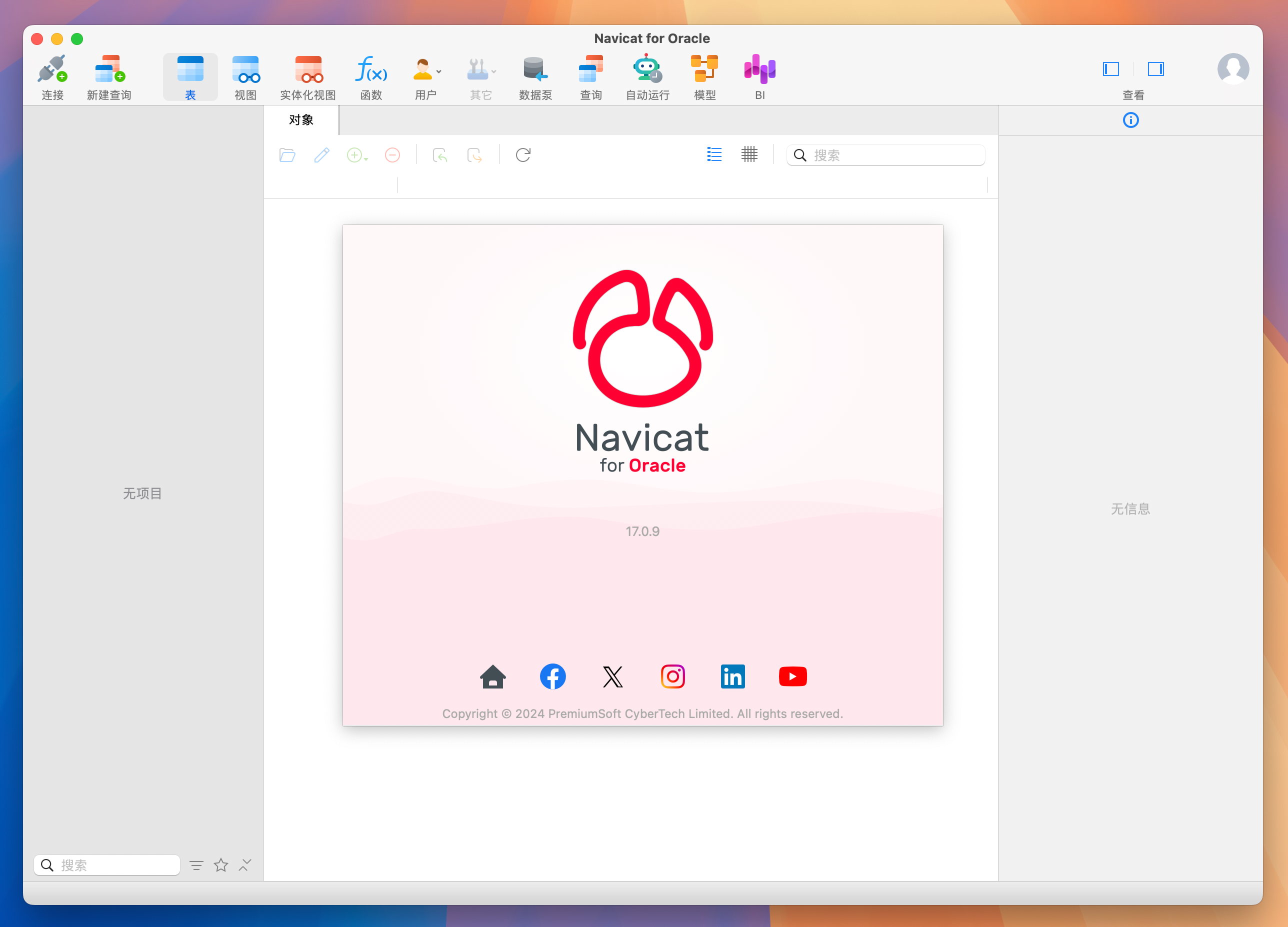 Navicat for Oracle for Mac v17.0.9 专业数据库管理工具-1