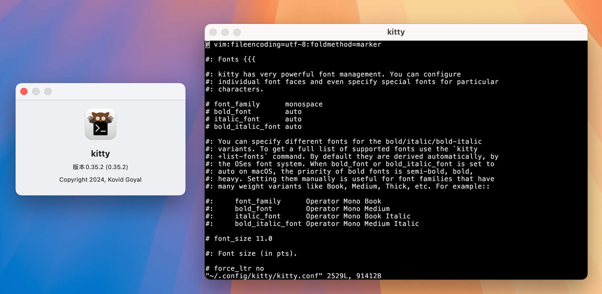 kitty for Mac v0.35.2 终端程序-1